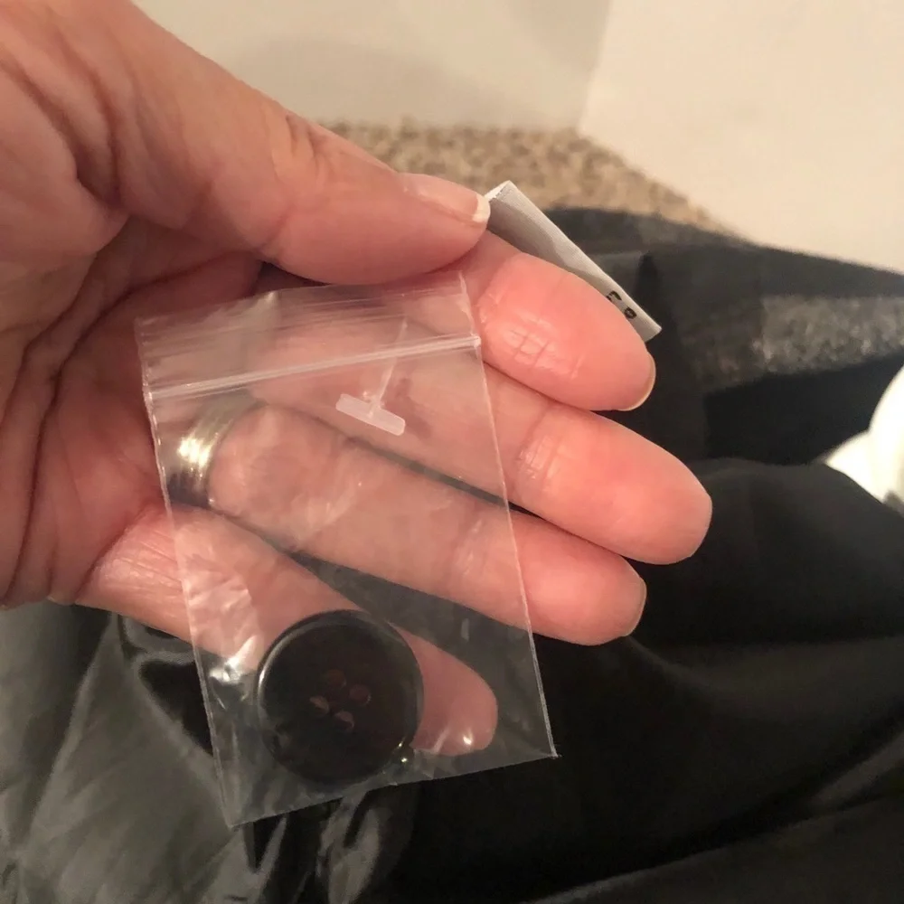Tulle Faux Wrap Gray/Black Mini Skirt Size M NWT